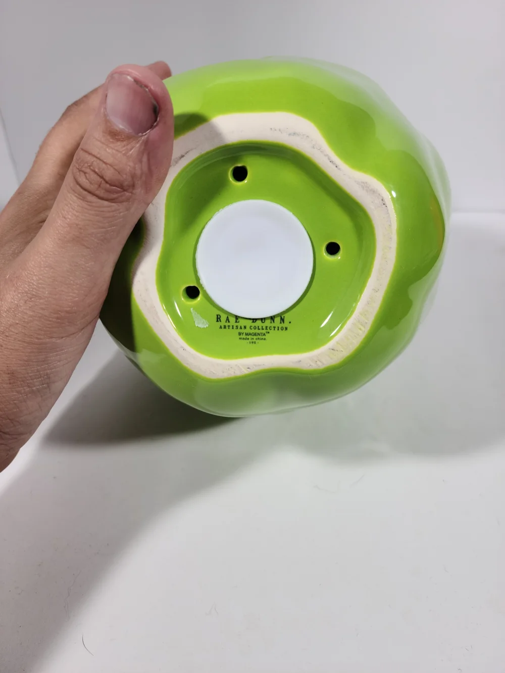 Rae Dunn Green Poison Apple Birdhouse Halloween Online Exclusive - Picture 5 of 6